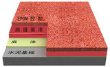 环保EPDM塑胶跑道施工